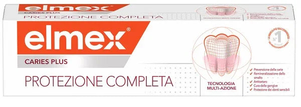 ELMEX DENTIFRICIO CARIES PLUS PROTEZIONE COMPLETA 75 ML - Farmaspeed