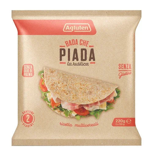 AGLUTEN BADA CHE PIADA LA RUSTICA 220 G - Farmaspeed