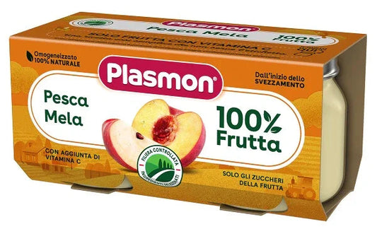 PLASMON OMOGENEIZZATO PESCA MELA 160 G - Farmaspeed