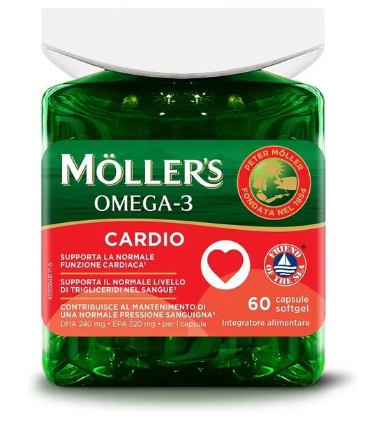 MOLLER'S OMEGA 3 CARDIO 60 CAPSULE - Farmaspeed