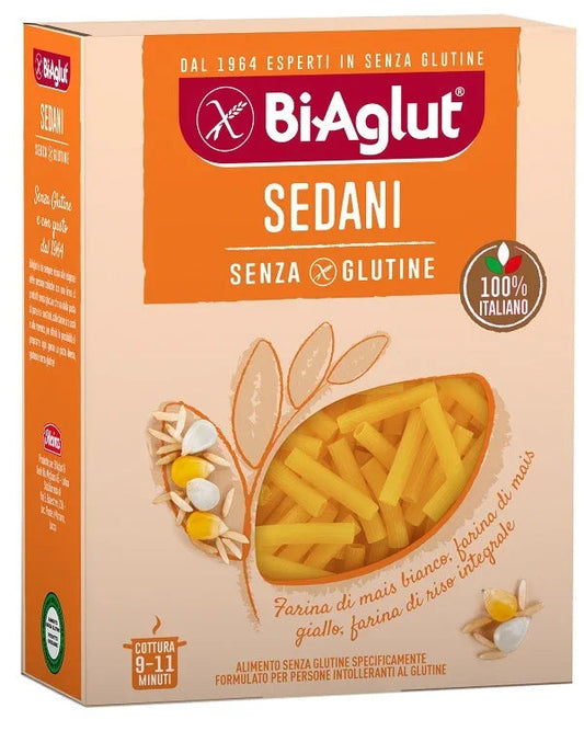 BIAGLUT PASTA SENZA GLUTINE SEDANI 400 G - Farmaspeed