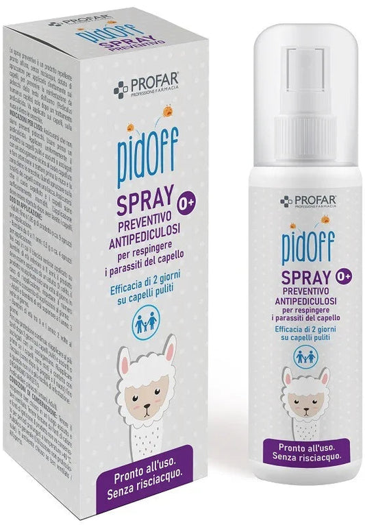 PROFAR PIDOFF SPRAY PREVENTIVO ANTIPEDICULOSI 100 ML - Farmaspeed