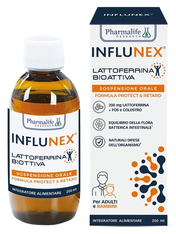 INFLUNEX LATTOFERRINA BIOATTIVA 200 ML - Farmaspeed