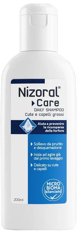 NIZORAL CARE DAILY SHAMPOO CUTE & CAPELLI GRASSI 200 ML - Farmaspeed