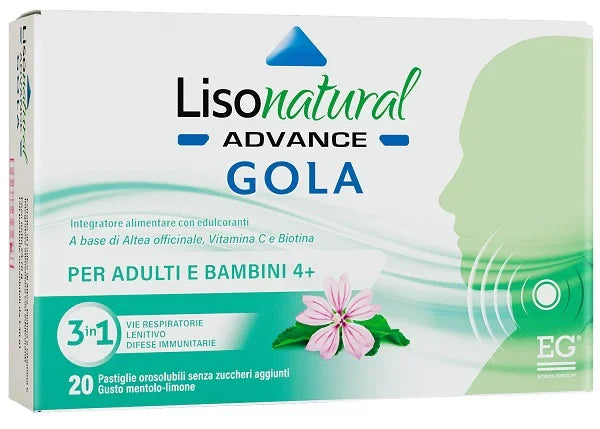 LISONATURAL ADVANCE GOLA 20 PASTIGLIE - Farmaspeed