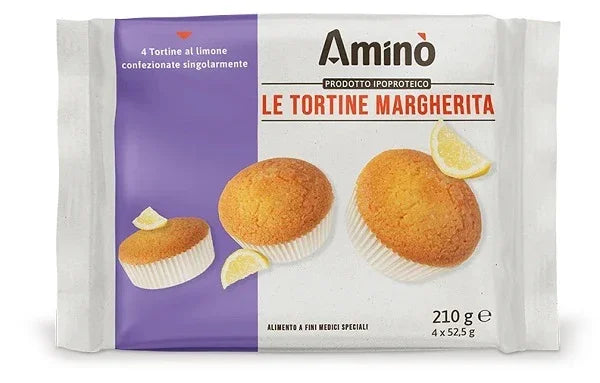 AMINO' LE TORTINE MARGHERITA 4 PEZZI X 52,5G - Farmaspeed