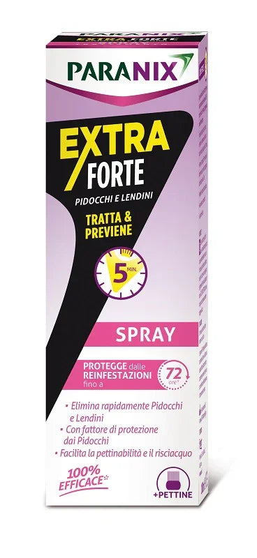 SPRAY EXTRA FORTE PARANIX PER PIDOCCHI E LENDINI 100 ML - Farmaspeed
