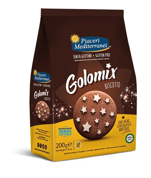 PIACERI MEDITERRANEI GOLOMIX BISCOTTO 200 G - Farmaspeed