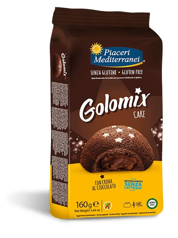 PIACERI MEDITERRANEI GOLOMIX CAKE 4 PEZZI DA 40 G - Farmaspeed