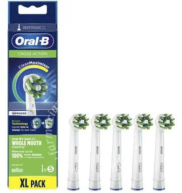 ORALB POWER REFILL EB50 CROSSACTION 5 PEZZI - Farmaspeed