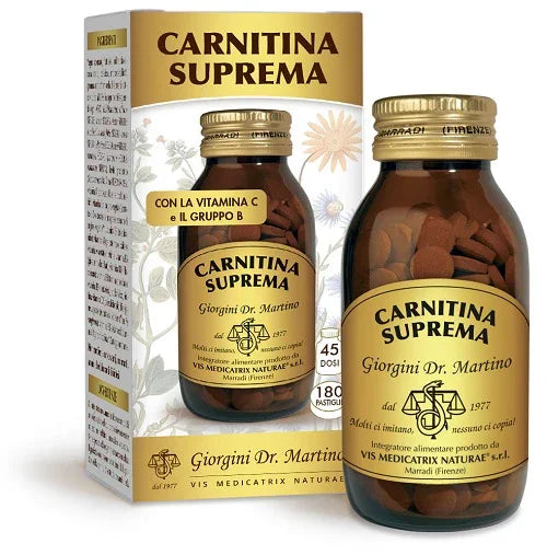 CARNITINA SUPREMA 180 PASTIGLIE 90 G - Farmaspeed