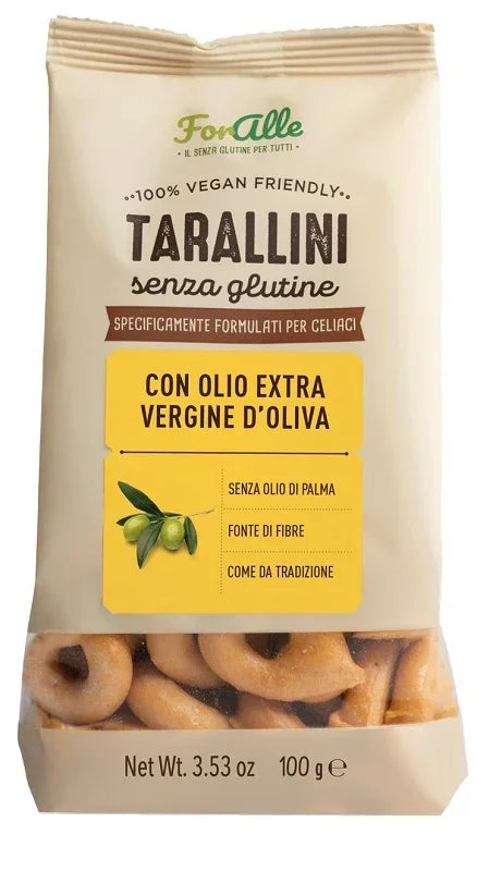 FORALLE TARALLINI CON OLIO EXTRA VERGINE D'OLIVA 100 G - Farmaspeed