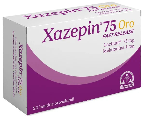 XAZEPIN 75 ORO FAST RELEASE 20 BUSTINE - Farmaspeed