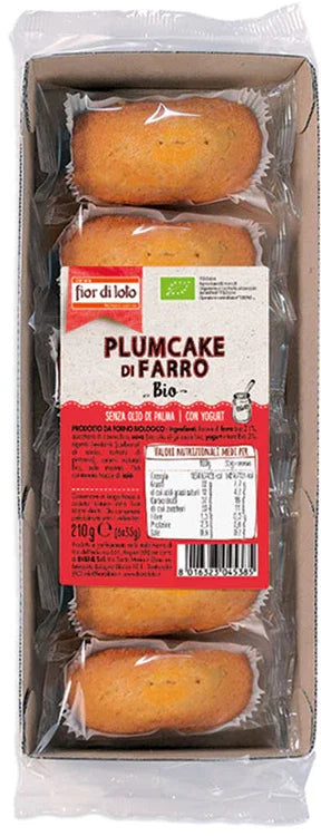 FIOR DI LOTO PLUMCAKE DI FARRO ALLO YOGURT 6 X 35 G - Farmaspeed