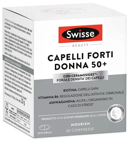 SWISSE CAPELLI FORTI DONNA 50+ 30 COMPRESSE - Farmaspeed