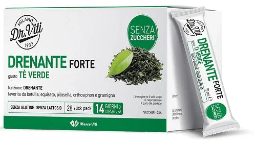 DR VITI DRENANTE FORTE TE VERDE 28 STICK PACK SENZA ZUCCHERI - Farmaspeed