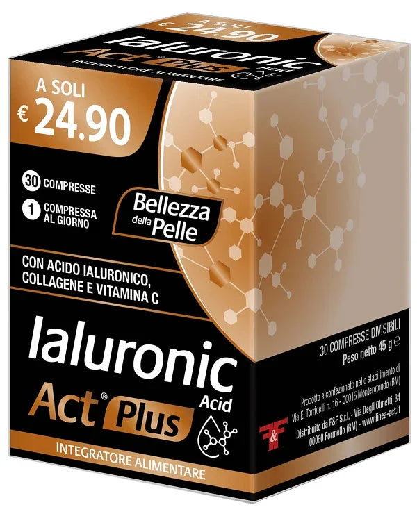 IALURONIC ACID ACT PLUS 30 COMPRESSE DIVISIBILI - Farmaspeed