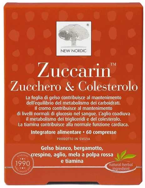 ZUCCARIN ZUCCHERO & COLESTEROLO 60 COMPRESSE - Farmaspeed