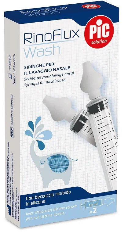 RINOFLUX WASH SIRINGHE LAVAGGIO NASALE 2 PEZZI - Farmaspeed
