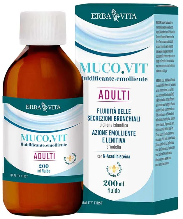 MUCOVIT FLUIDO ADULTI 200 ML - Farmaspeed