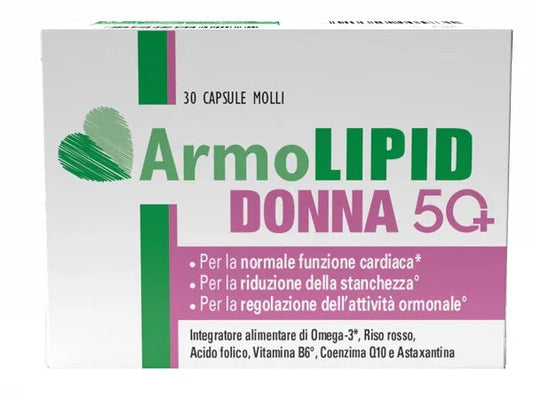 ARMOLIPID DONNA 50+ 30 CAPSULE MOLLI - Farmaspeed