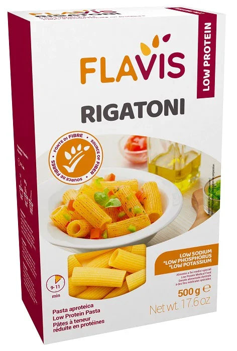FLAVIS RIGATONI APROTEICI 500 G - Farmaspeed