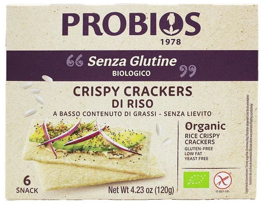 CRISPY CRACKERS RISO 6 PEZZI DA 20 G - Farmaspeed
