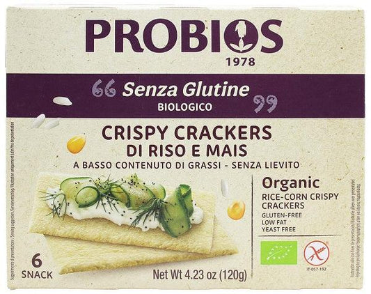 CRISPY CRACKERS RISO E MAIS 6 PEZZI DA 20 G - Farmaspeed