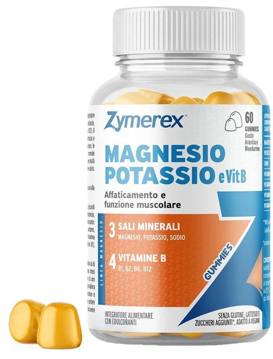 ZYMEREX MAGNESIO POTASSIO E VIT B 60 GUMMIES - Farmaspeed