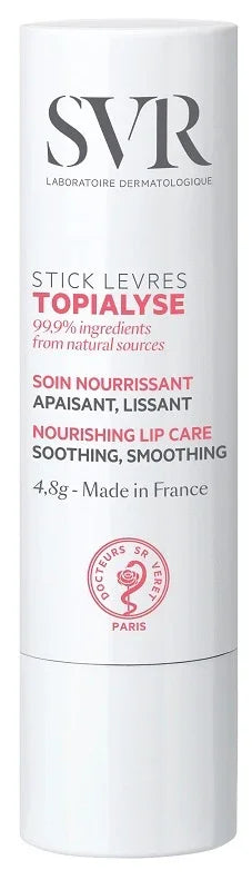 TOPIALYSE STICK LEVRES NOURISHING LIP CARE SOOTHING SMOOTHING 4,8 G - Farmaspeed