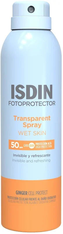 TRANSPARENT SPRAY WET SKIN SPF50 250 ML - Farmaspeed