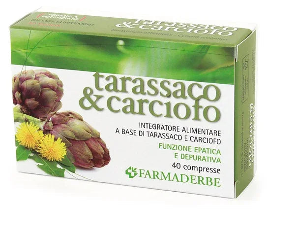 TARASSACO & CARCIOFO 40 COMPRESSE - Farmaspeed