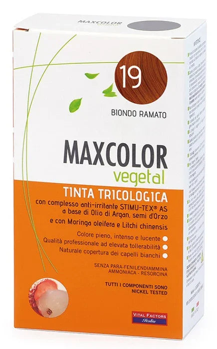 MAX COLOR VEGETAL 19 TINTURA 140 ML - Farmaspeed