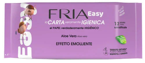 FRIA EASY CARTA IGIENICA EFFETTO EMOLLIENTE 12 SALVIETTE - Farmaspeed