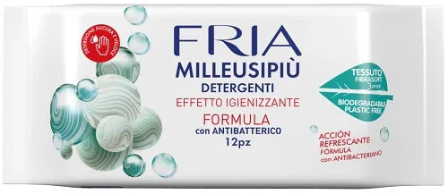 FRIA MILLEUSIPIU' DETERGENTI EFFETTO IGIENIZZANTE CON ANTIBATTERICO 12 PEZZI - Farmaspeed