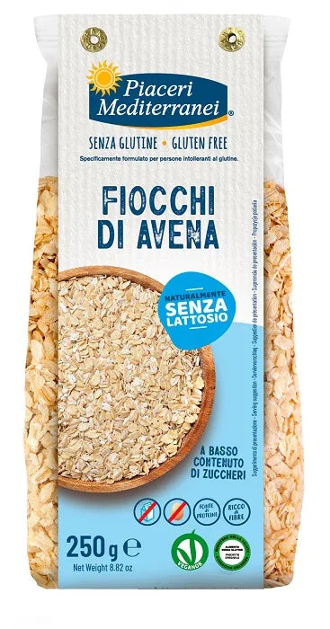 PIACERI MEDITERRANEI FIOCCHI AVENA 250 G - Farmaspeed