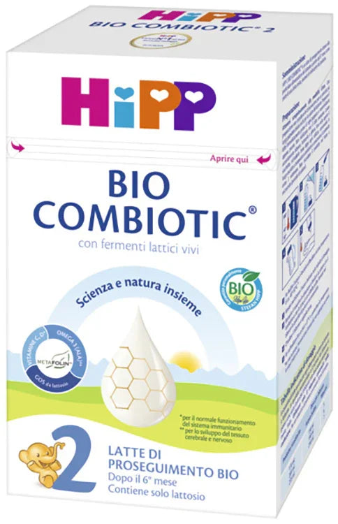 HIPP LATTE 2 COMBIOTIC 600 G BIO - Farmaspeed
