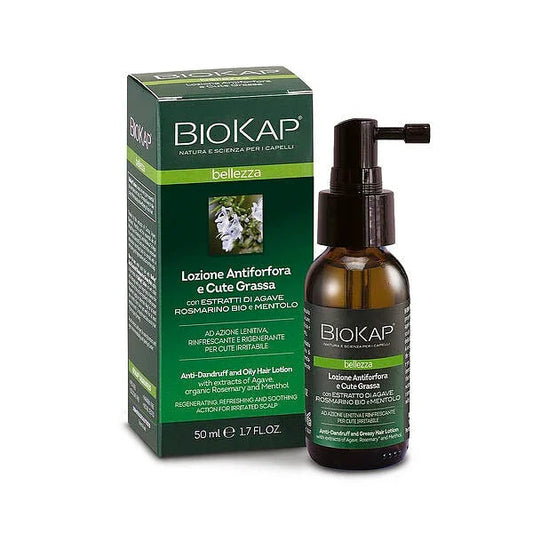 BIOKAP LOZIONE ANTIFORFORA E CUTE GRASSA NF 50 ML - Farmaspeed
