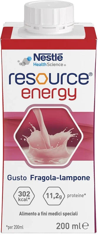 RESOURCE ENERGY FRAGOLA-LAMPONE 200 ML - Farmaspeed