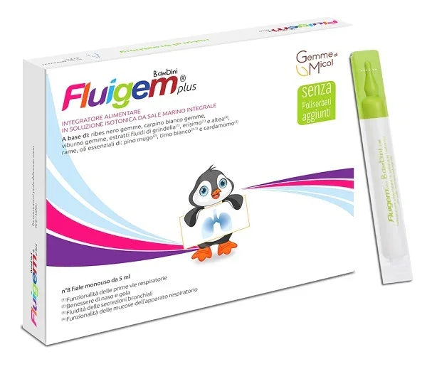 FLUIGEM PLUS BAMBINI 8 FIALE 5 ML - Farmaspeed