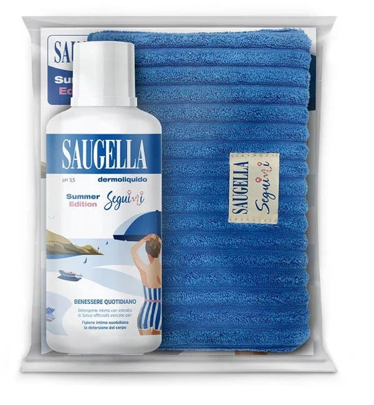 SAUGELLA SEGUIMI BUNDLE DERMOLIQUIDO 500 ML + GADGET POCHETTE - Farmaspeed