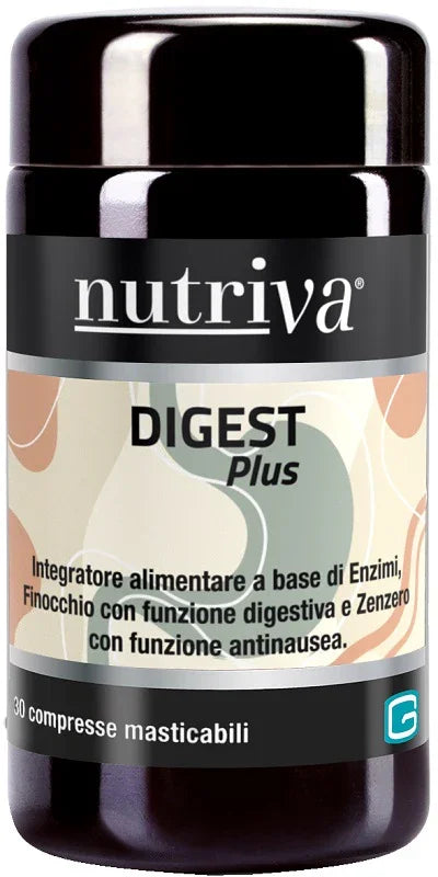 NUTRIVA DIGEST PLUS 30 COMPRESSE MASTICABILI - Farmaspeed