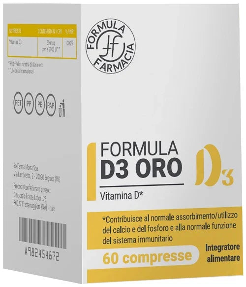 FORMULA D3 ORO 60 COMPRESSE - Farmaspeed