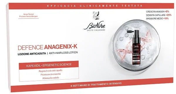 DEFENCE ANAGENIX K LOZIONE ANTI CADUTA 6 FLACONCINI 15 ML - Farmaspeed