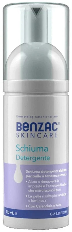 BENZAC SKINCARE SCHIUMA DETERGENTE 130 ML - Farmaspeed