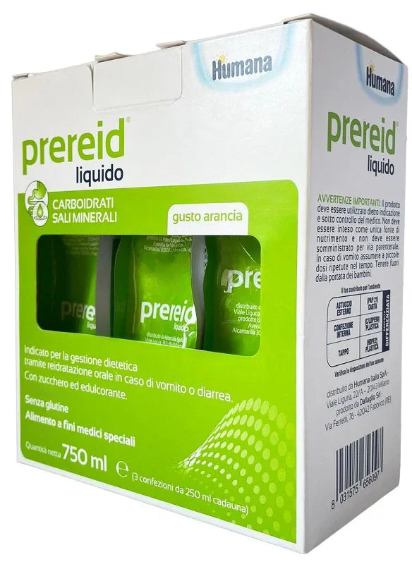 PREREID LIQUIDO 3 PEZZI DA 250 ML HUMANA - Farmaspeed