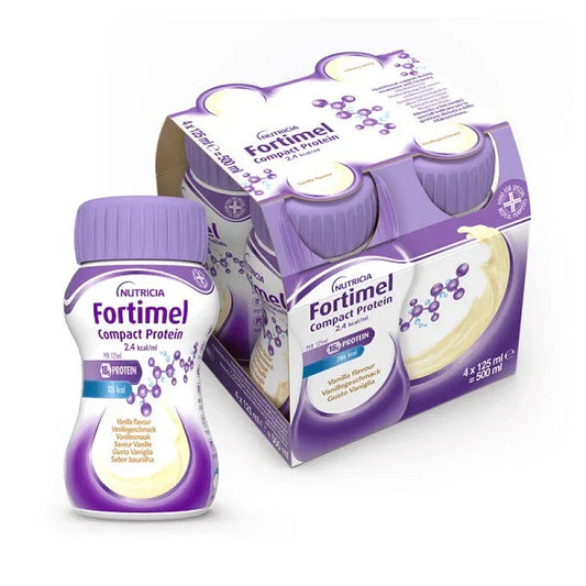 FORTIMEL COMPACT PROTEIN VANIGLIA 4 BOTTIGLIE DA 125 ML - Farmaspeed