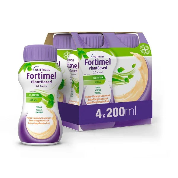 FORTIMEL PLANT BASED MANGO PASSION FRUIT 4 BOTTIGLIE DA 200 ML - Farmaspeed