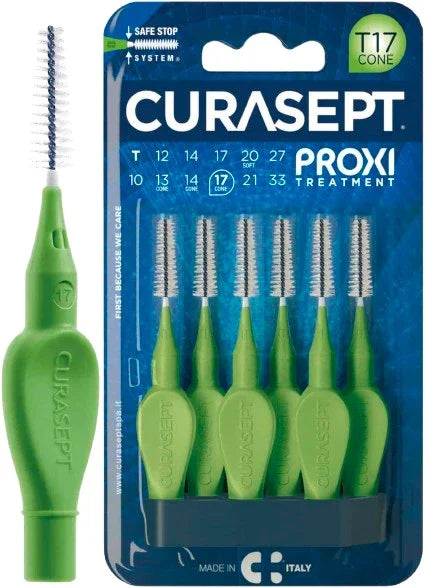 CURASEPT PROXI T17 CONE VERDE/GREEN 6 PEZZI - Farmaspeed