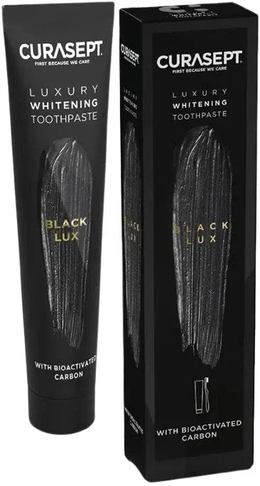 CURASEPT BLACK LUXURY WHITENING DENTIFRICIO 75 ML - Farmaspeed